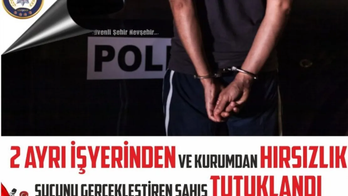 İş yeri faresi polisten kaçamadı
