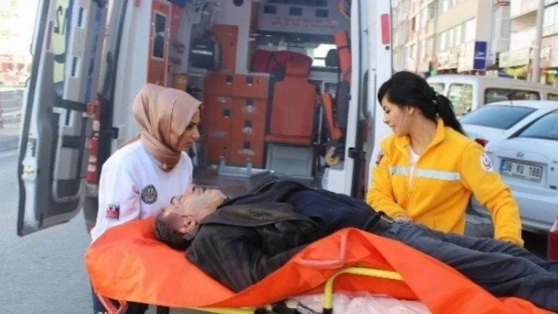 İş Yerinde Kafasından Vurulmuş Halde Bulunan Bir Kişi Hastaneye Kaldırıldı 