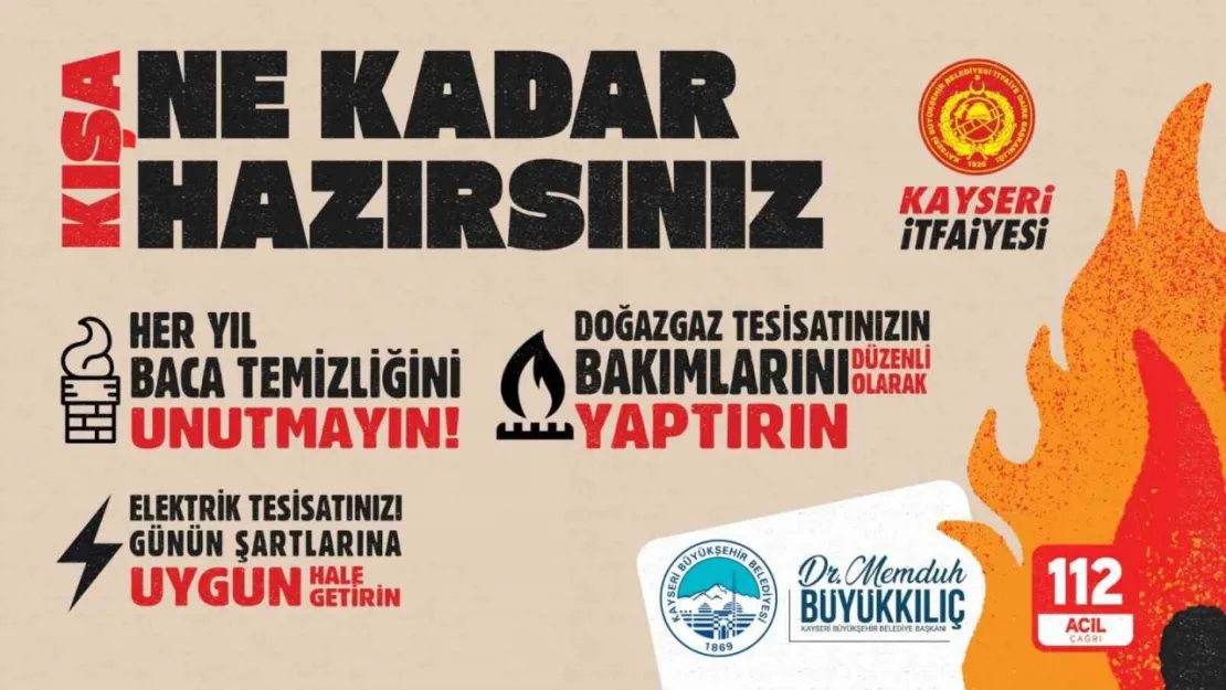 İtfaiyeden karbonmonoksit zehirlenmelerine karşı uyarı