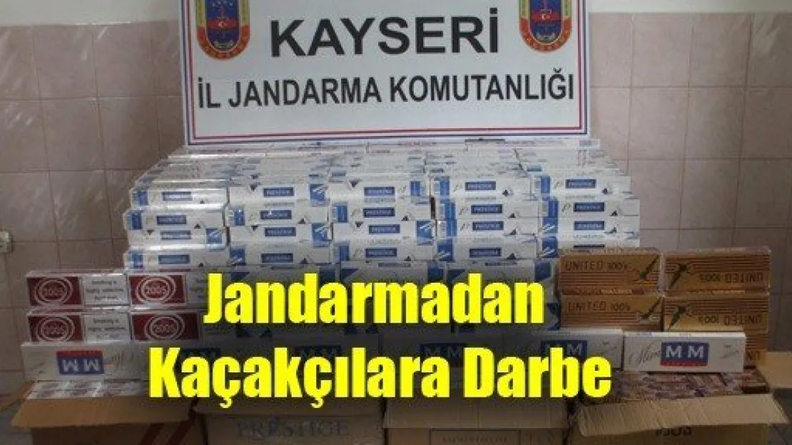 Jandarmadan Kaçakçılara Darbe