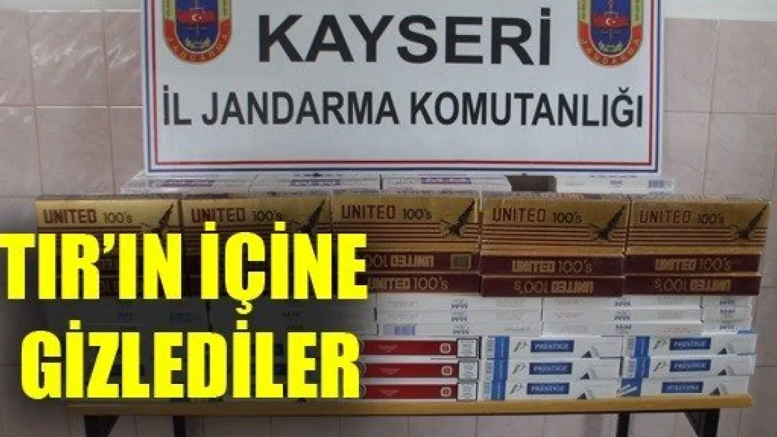 Jandarmadan Kaçakçılara Geçit Yok