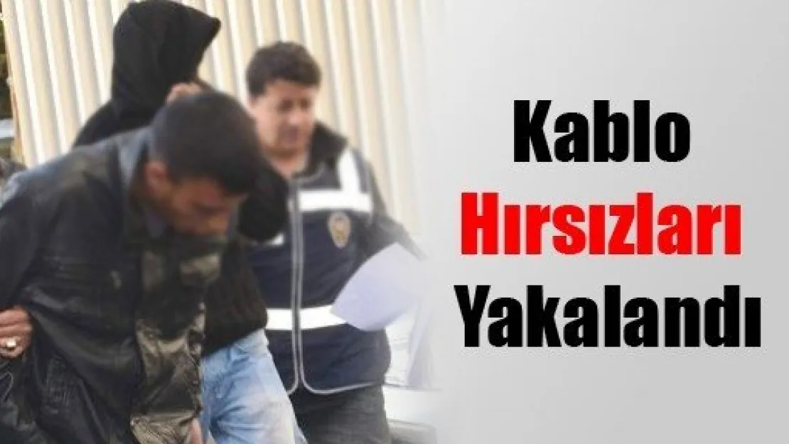 Kablo Hırsızları Yakalandı