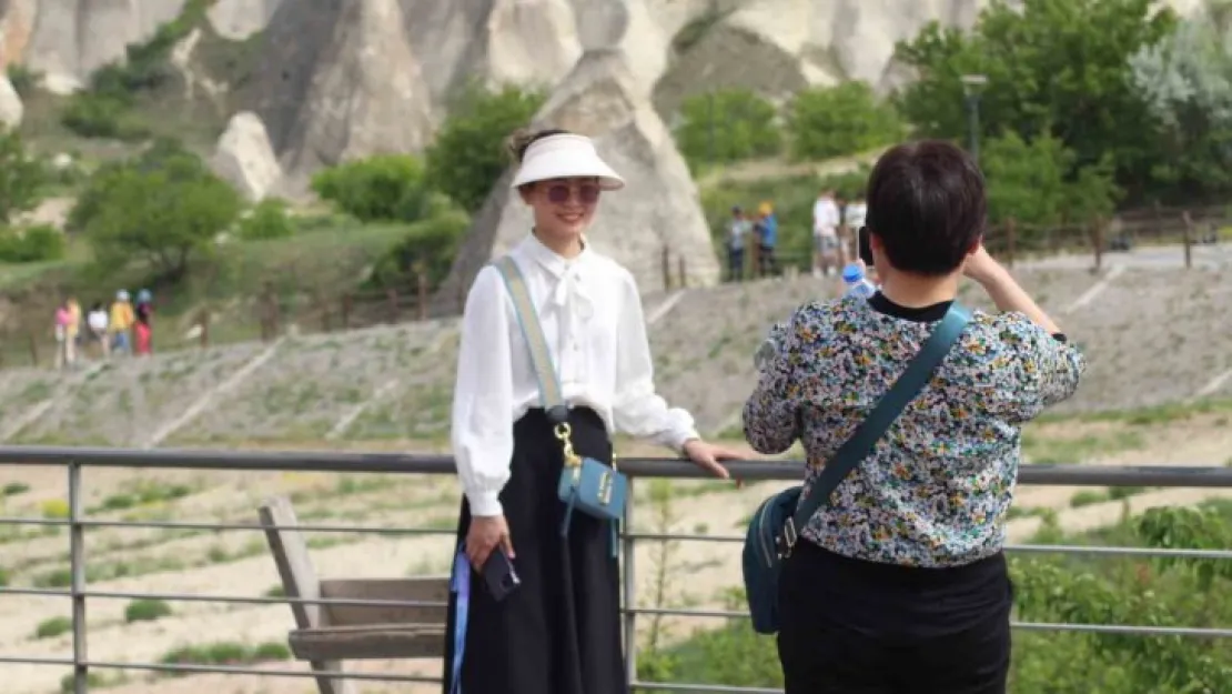 Kapadokya'da Çinli turist hareketliliği yeniden başladı