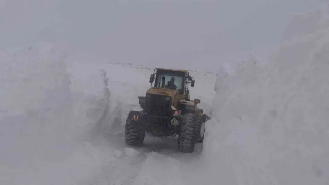 Kar araçların boyunu aştı, hastaya 2 gün sonra ulaşıldı