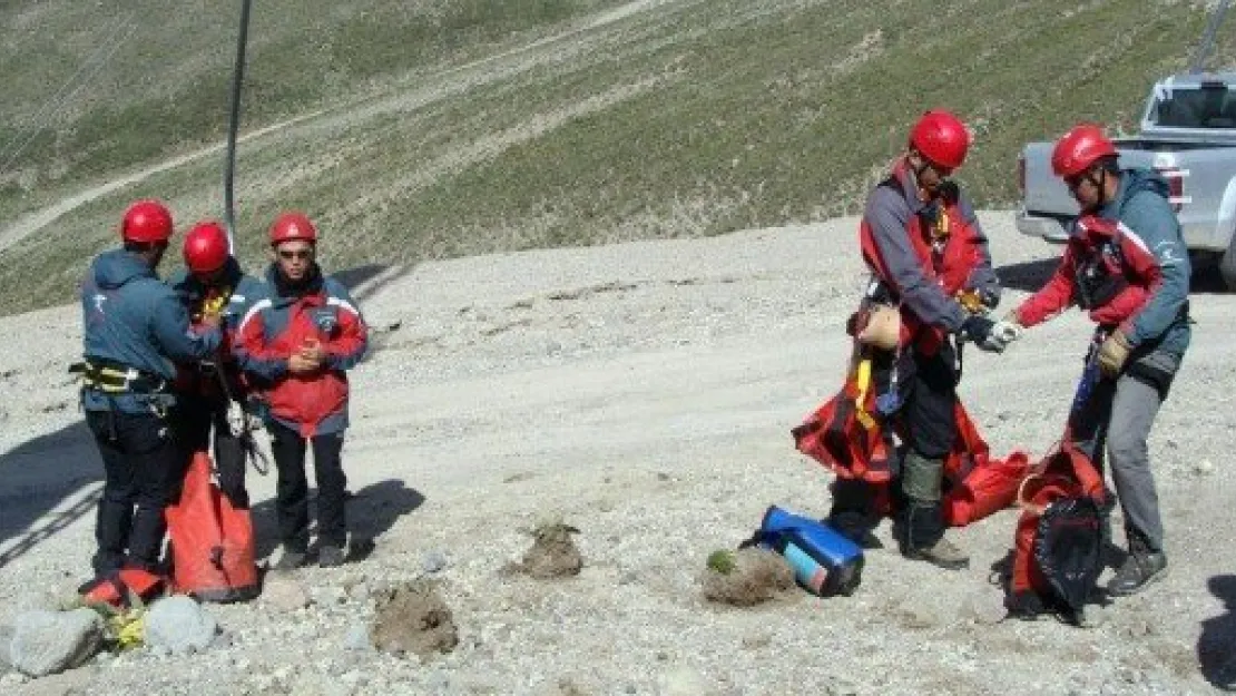 Kayak Merkezinde Müthiş Tatbikat