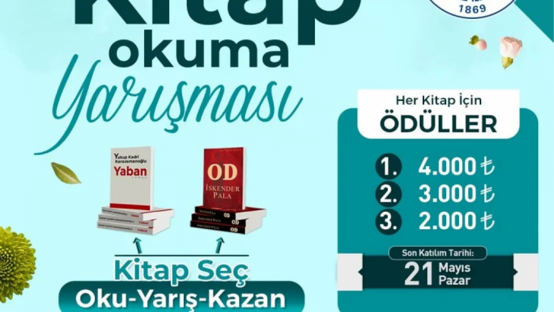 Kayseri'de okuyanı kazandıran yarışma