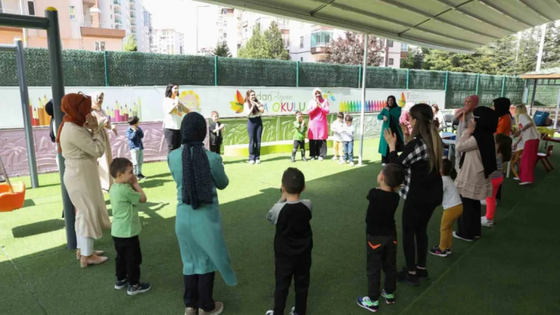 KAYMEK'ten çocuk bakım elemanı kursiyerlerine keyifli eğitim