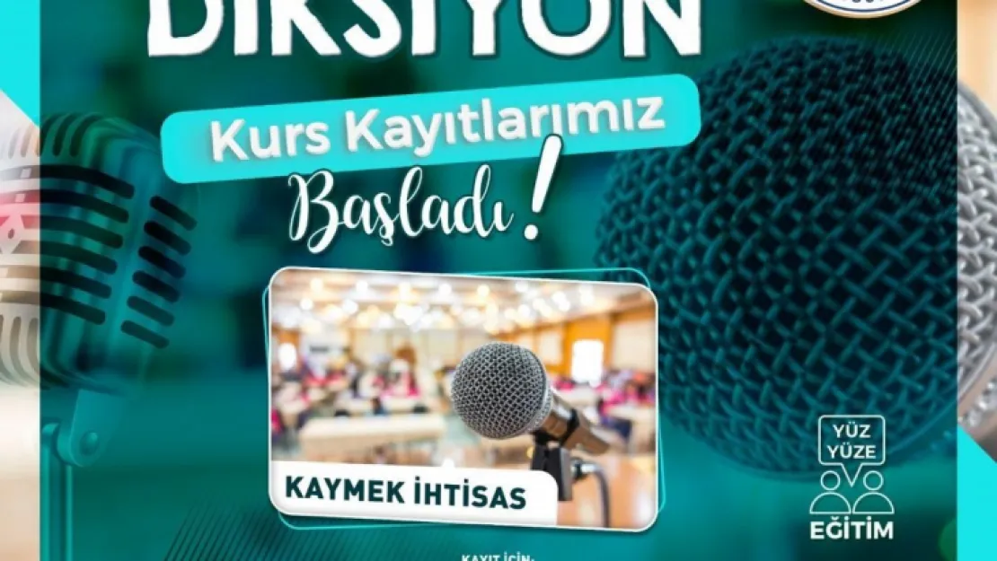 KAYMEK'ten Diksiyon Kursu