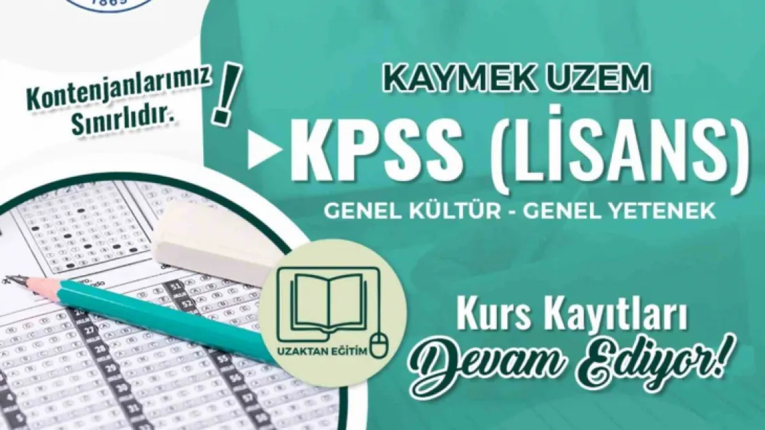 KAYMEK UZEM'im Kurs Kayıtları Devam Ediyor