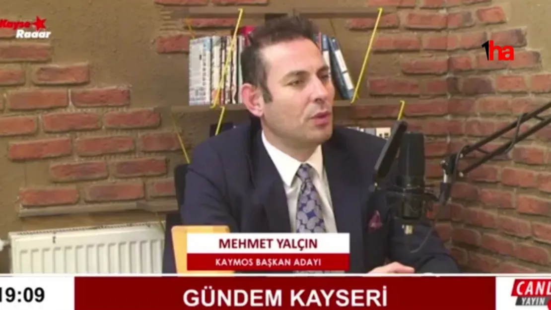 KAYMOS Başkan Adayı Mehmet Yalçın,