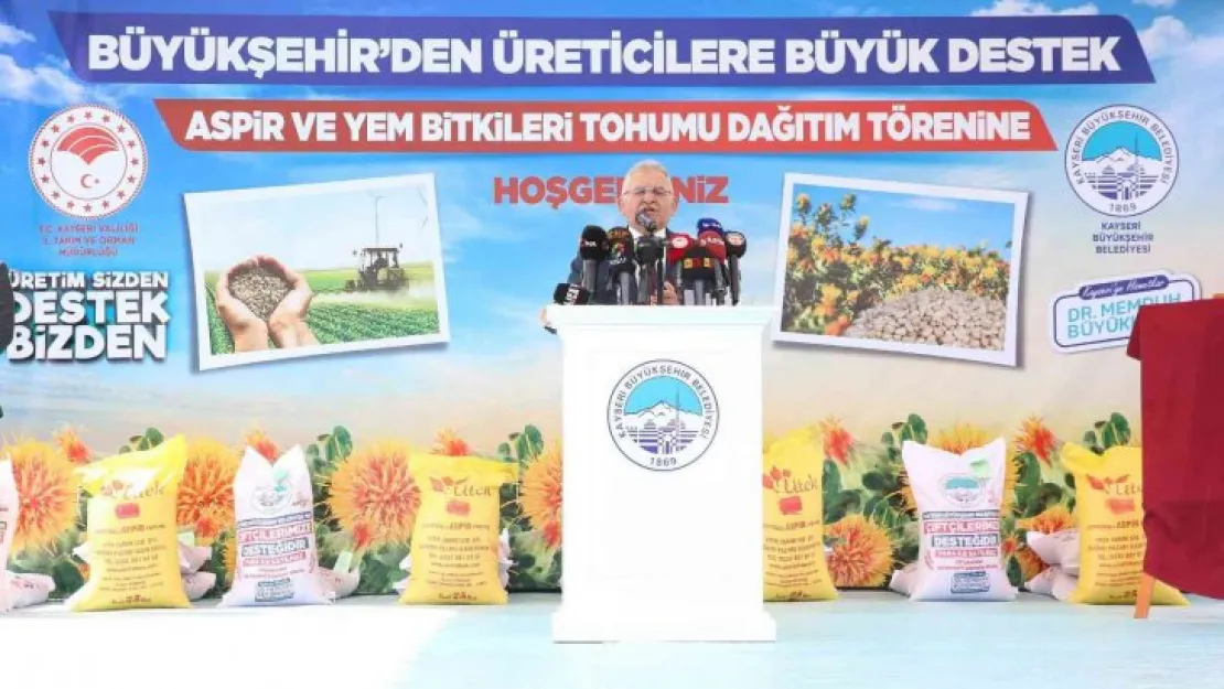 Büyükşehir'den çiftçiye 15 milyon TL'lik tohum desteği