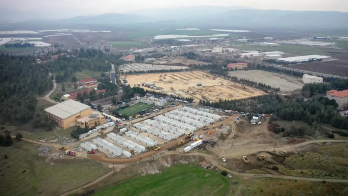 Kayseri Büyükşehir, Kahramanmaraş'a ilk konteyner kenti kurdu