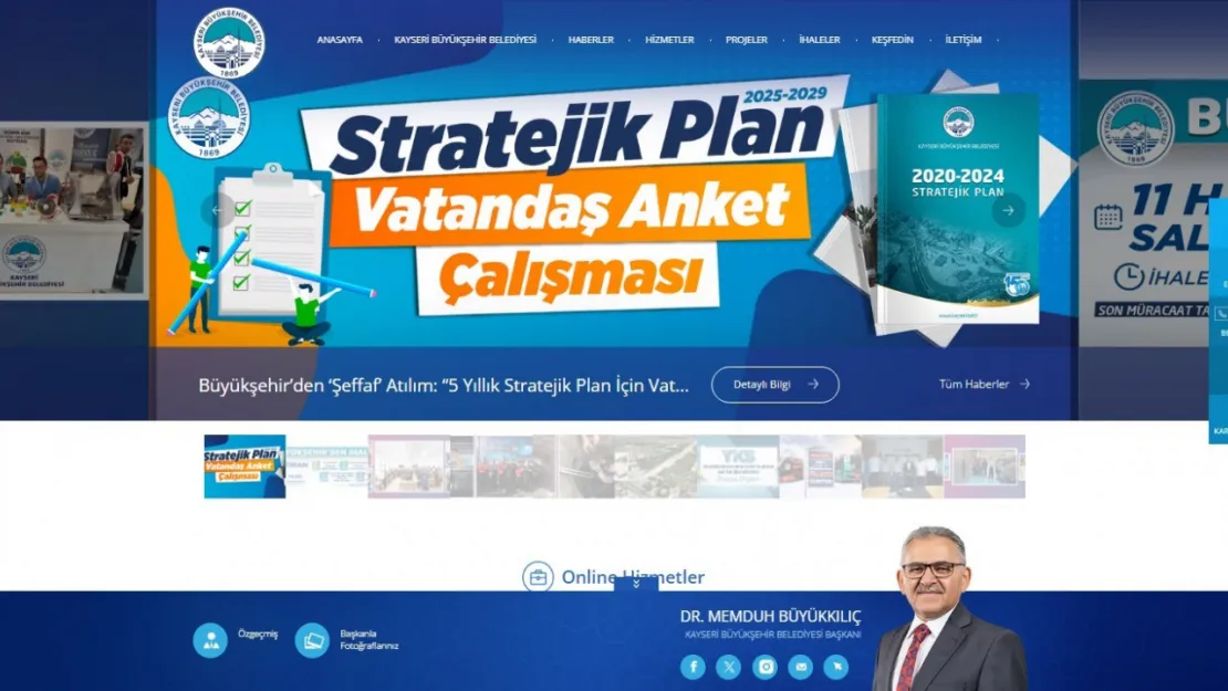 Büyükşehir web sitesi tez konusu oldu