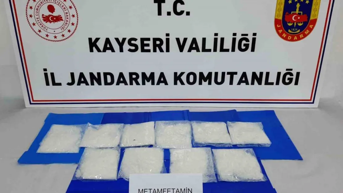 Kayseri'de 1 kilo uyuşturucu yakalandı