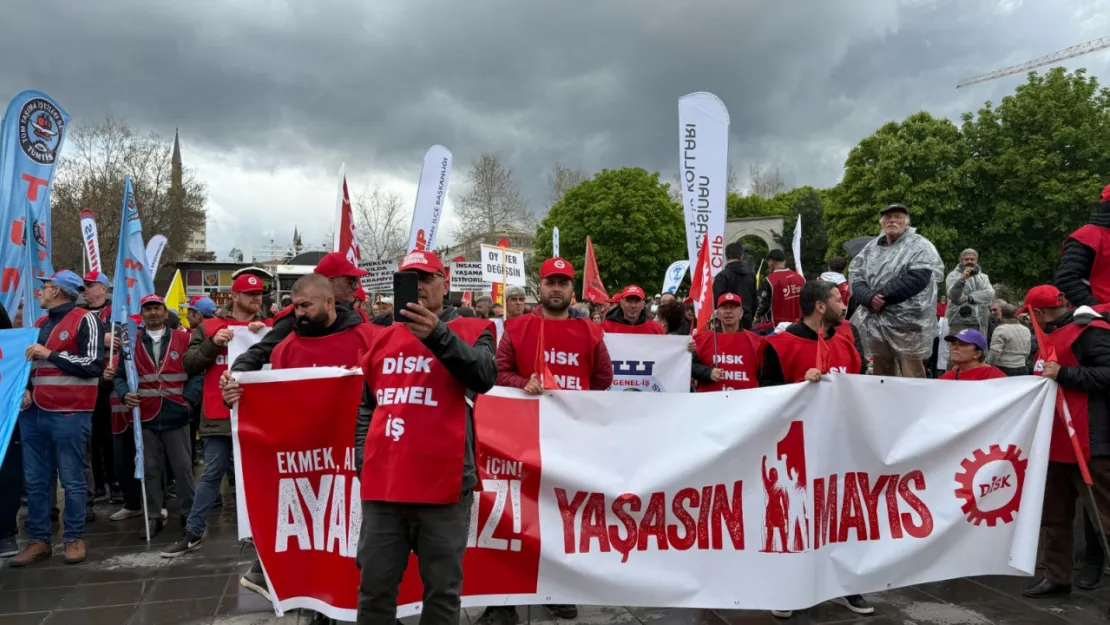 Kayseri'de 1 Mayıs Emek ve Dayanışma Günü kutlandı