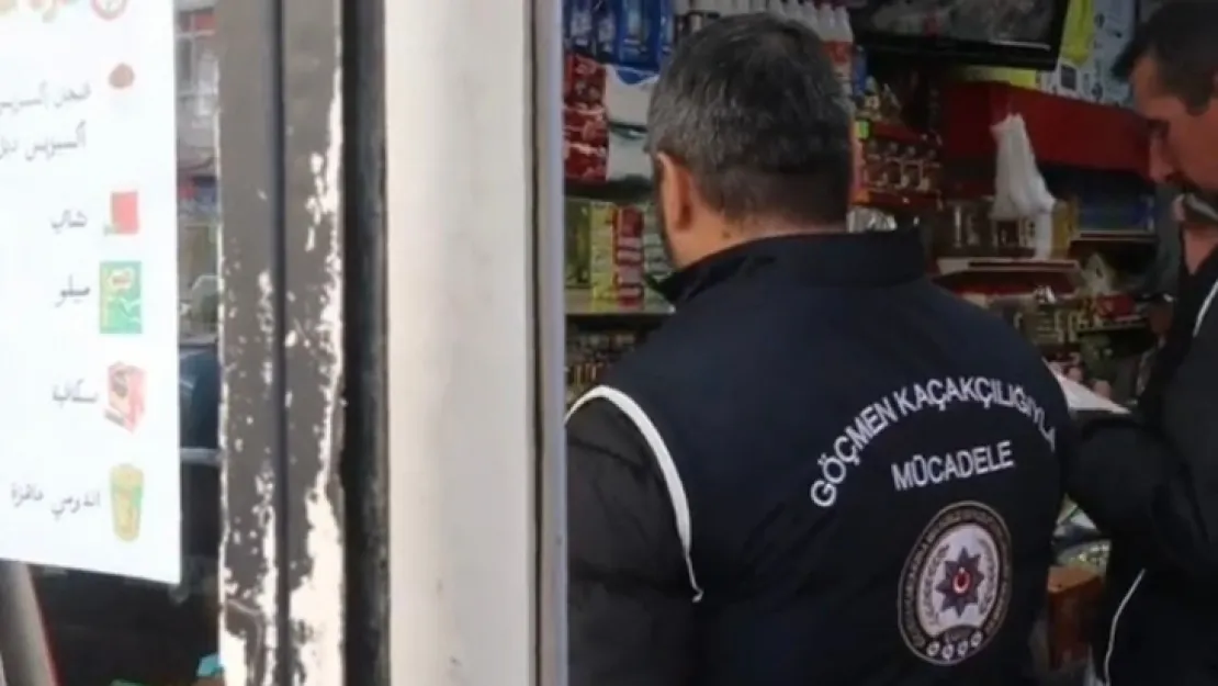 Kayseri'de 149 polis ile 'düzensiz göç' uygulaması