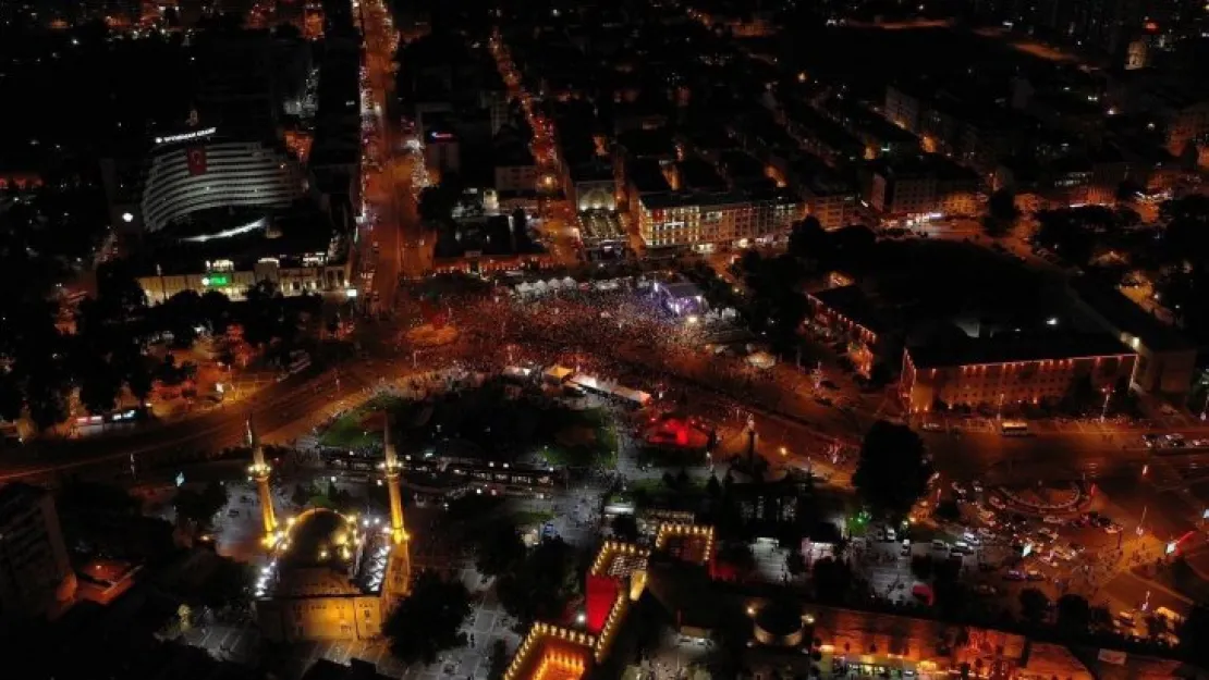 Kayseri'de 15 Temmuz coşkusu