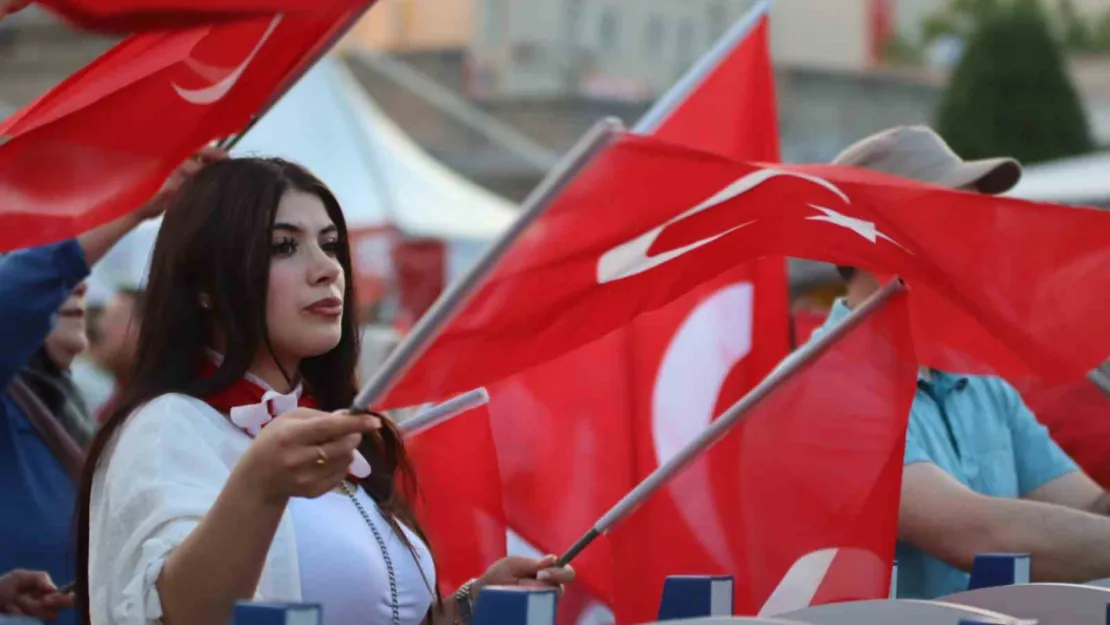 Kayseri'de 15 Temmuz coşkusu