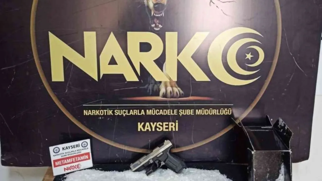 Kayseri'de 3 kilogram metamfetamin ele geçirildi