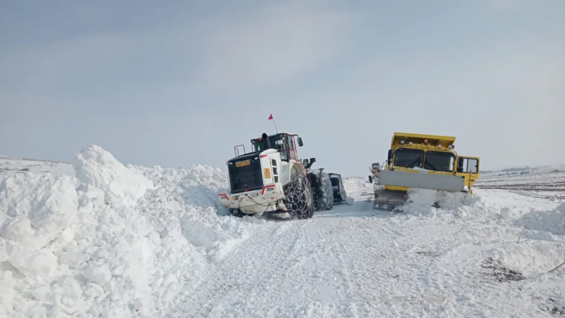 Kayseri'de 46 yol ulaşıma açıldı, 2 yol ise kapalı