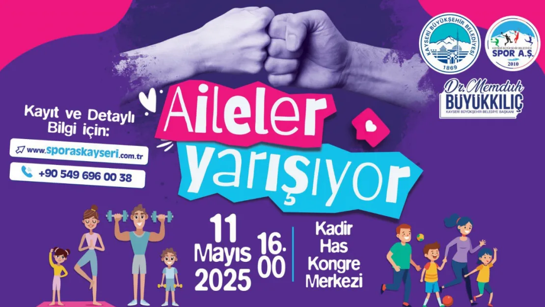 Kayseri'de Aile Yılı'nda Aileler Yarışacak