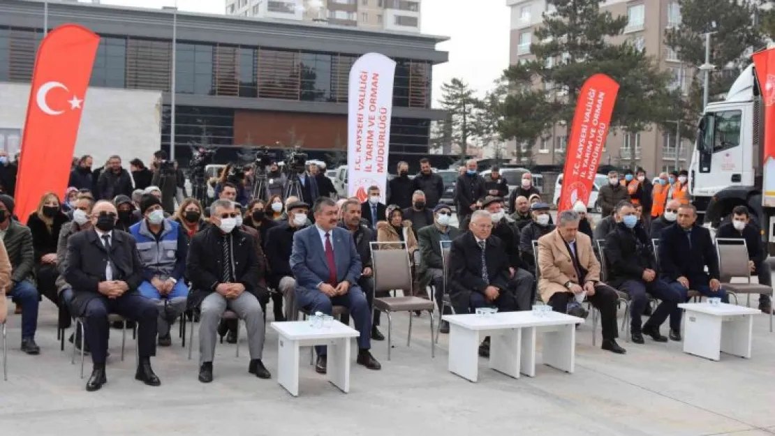 Kayseri'de çiftçilere bin 85 ton sertifikalı buğday tohumu dağıtıldı