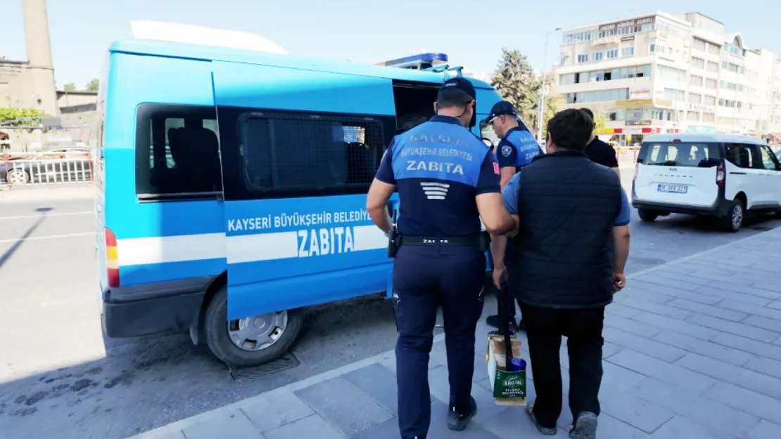 Kayseri'de Dilencilikle Mücadele Denetimleri