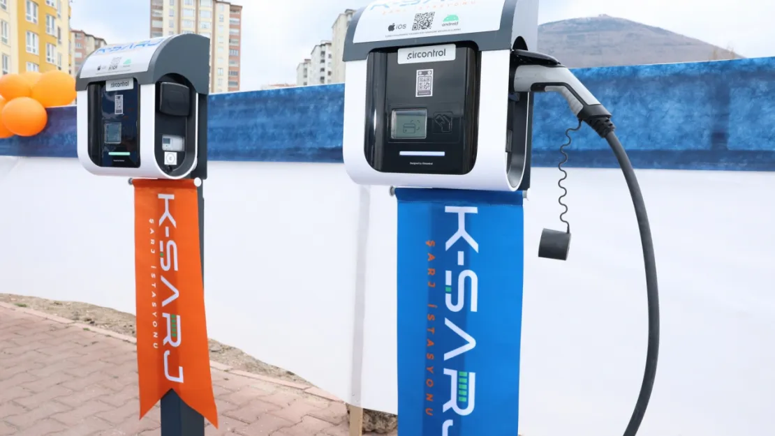 Kayseri'de Elektrikli Araç Sahiplerine Müjde: K-Şarj İstasyonları Yaygınlaşıyor