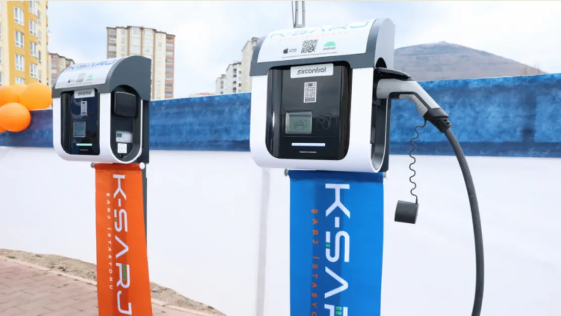Kayseri'de Elektrikli Araç Şarj İstasyonları Artıyor