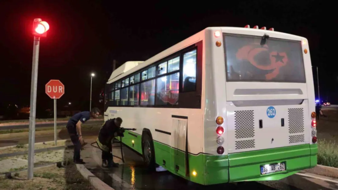 Kayseri'de halk otobüsünü kaçıran zihinsel engelli genç, ekipleri harekete geçirdi