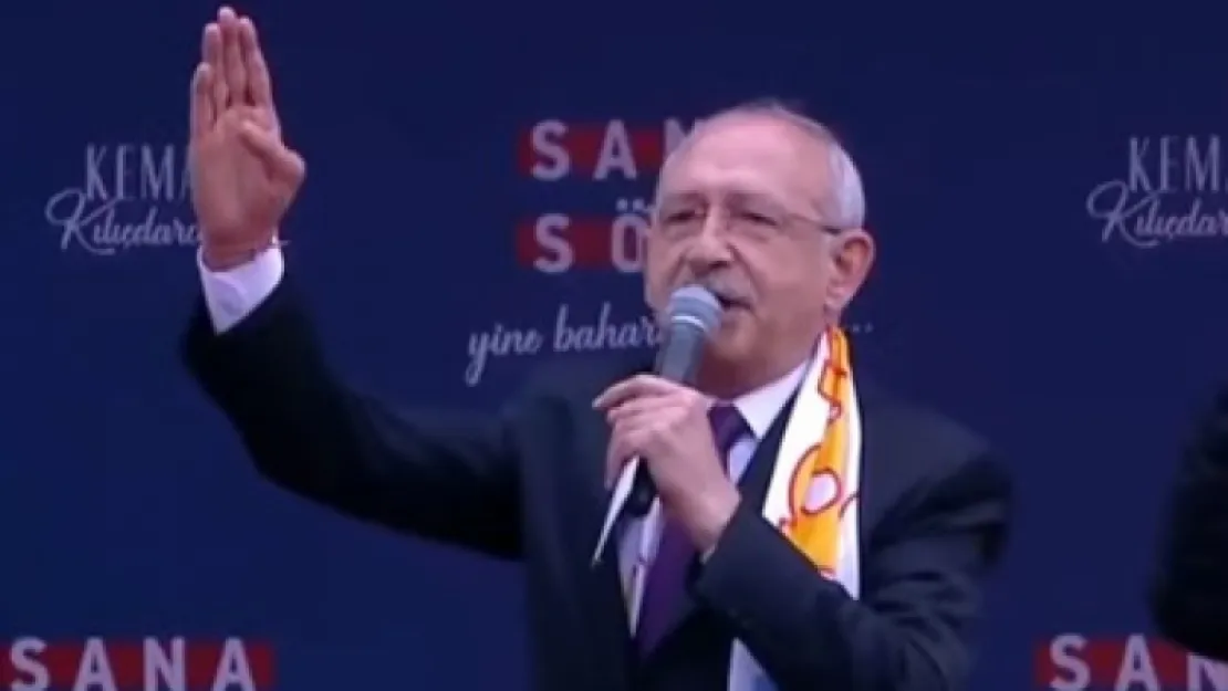 Kayseri'de konuşan Kılıçdaroğlu, 22 yılda gelmeyen hızlı tren üzerinden iktidara yüklendi