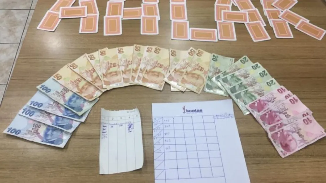 Kayseri'de kumar operasyonu