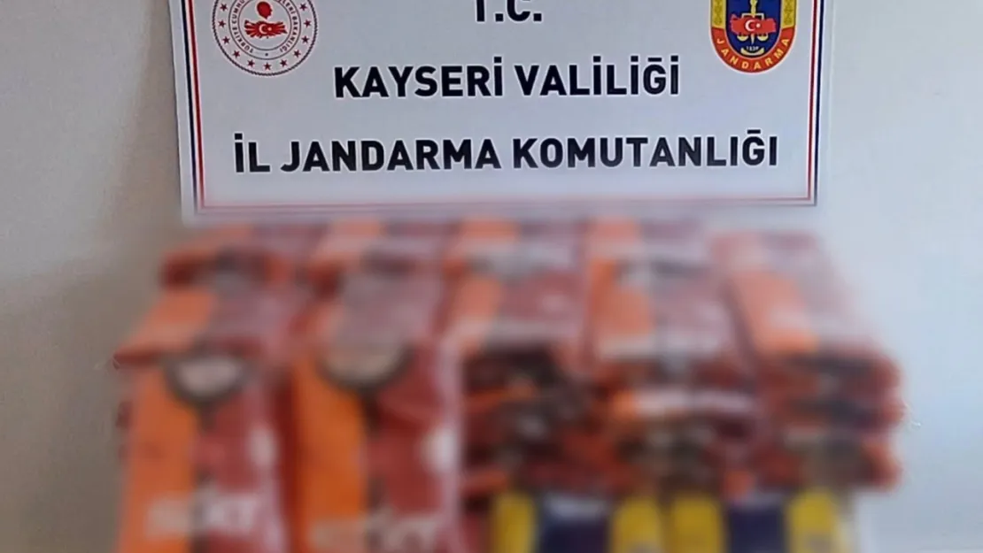 Kayseri'de taklit forma : 1 milyon 194 bin lira değerinde ürüne el konuldu