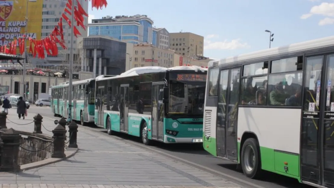 Kayseri'de toplu ulaşıma zam geldi