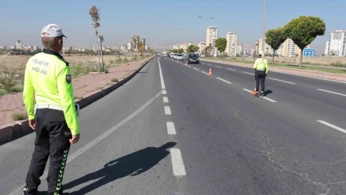 Kayseri'de trafik kazalarını önlemek için denetimler artırıldı