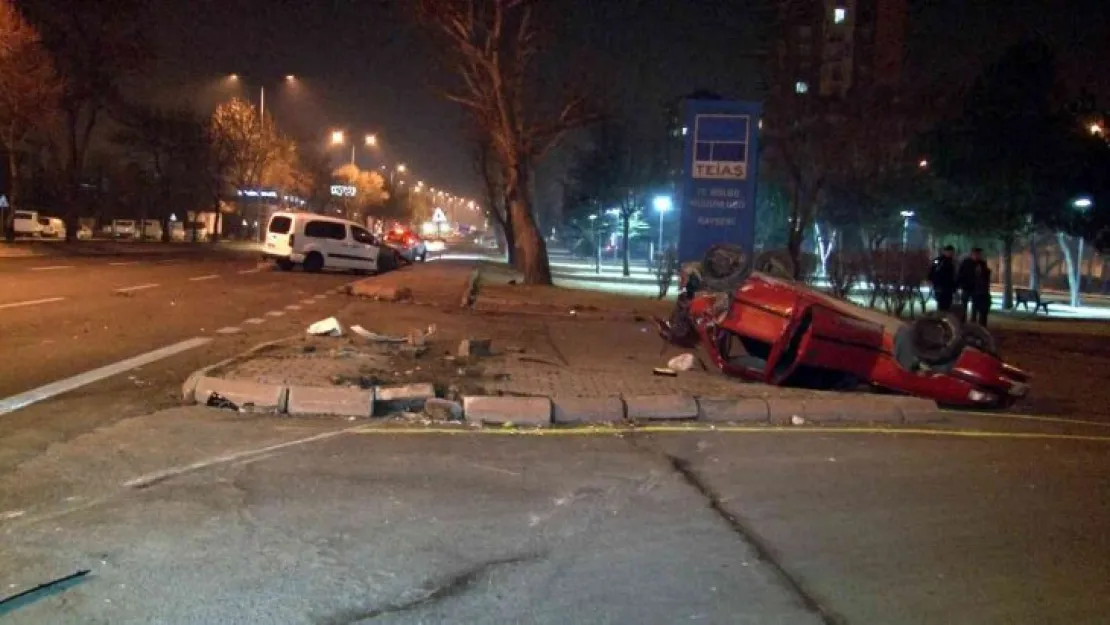 Kayseri'de trafik kazası: 4 yaralı