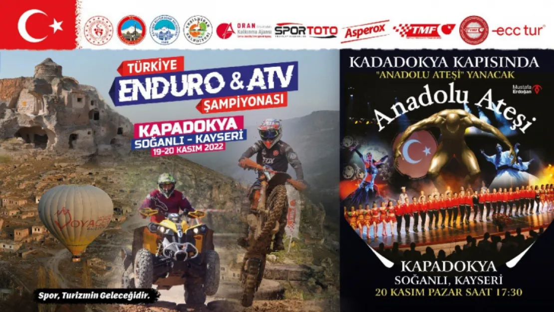 Kayseri'de, Türkiye Enduro ve ATV Şampiyonası heyecanı başlıyor