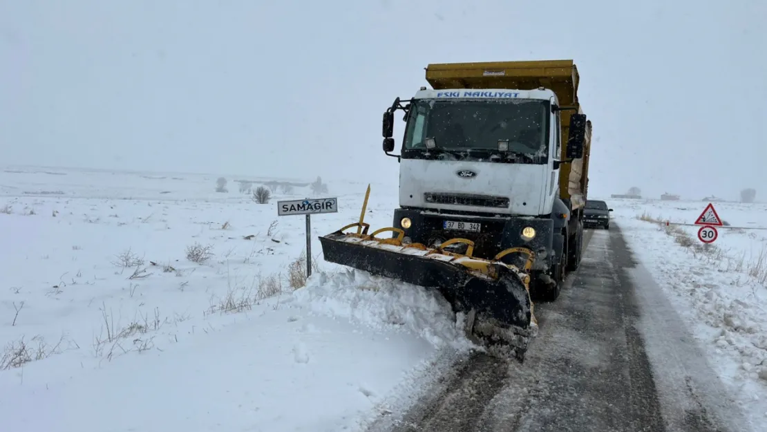 Kayseri'de yollar açık