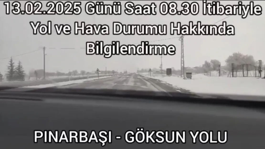 Kayseri'de yollar açık