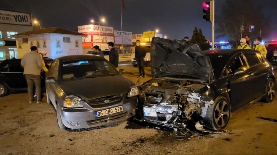 Kayseri'de zincirleme kaza: 1 yaralı