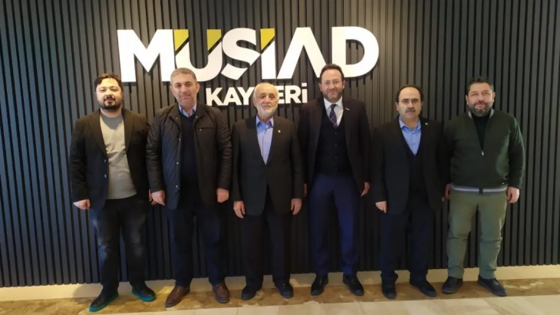 Kayseri Gönüllü Kültür Kuruluşları MÜSİAD Kayseri şubesini ziyaret etti.