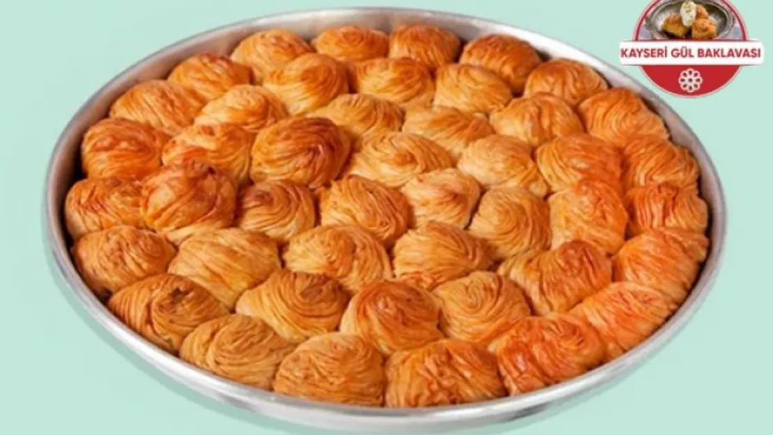 Kayseri Gül Baklavası tescillenerek coğrafi işaret aldı