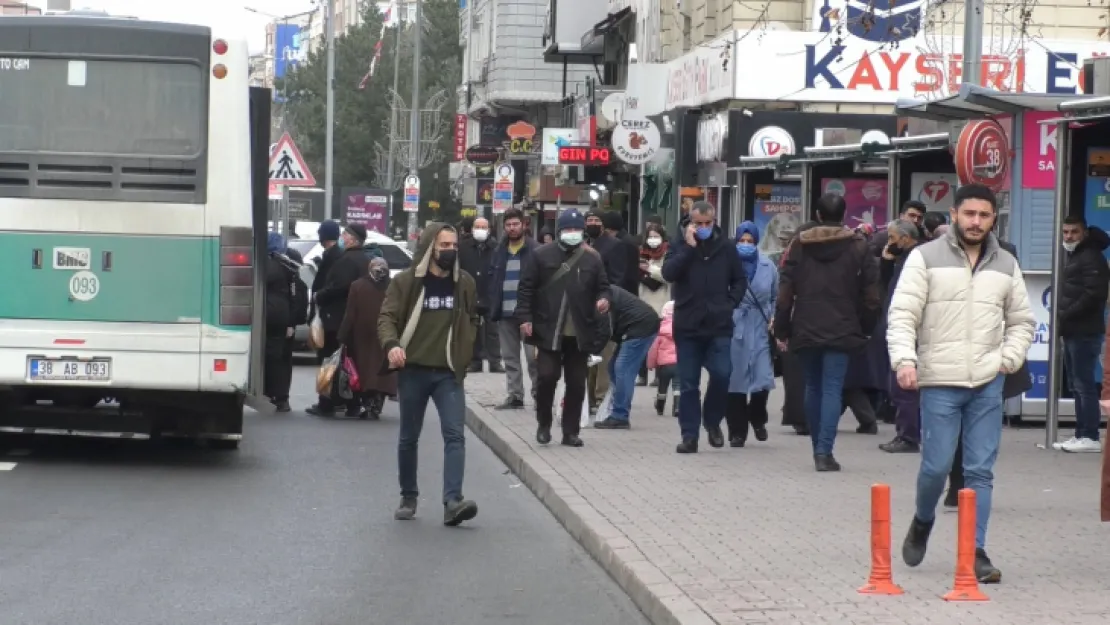 Kayseri halkı tedbiri elden bırakmıyor