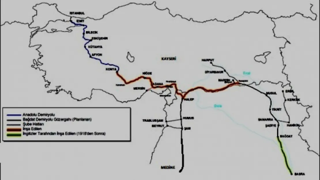 'Kayseri, Hızlı Tren Konusundaki Bahtsızlığını Osmanlı Dönemi'nde de Yaşadı'