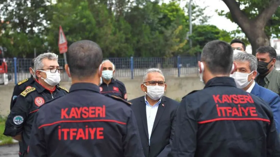 Kayseri itfaiyesine dünya standartlarında ekipman desteği