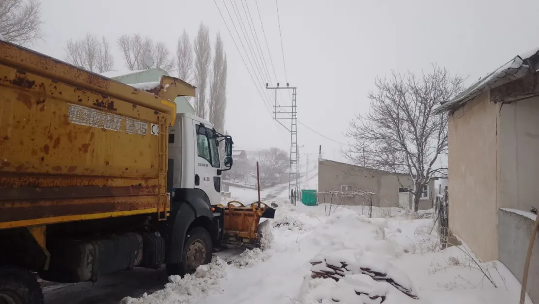 Kayseri kırsalında kapalı yol kalmadı