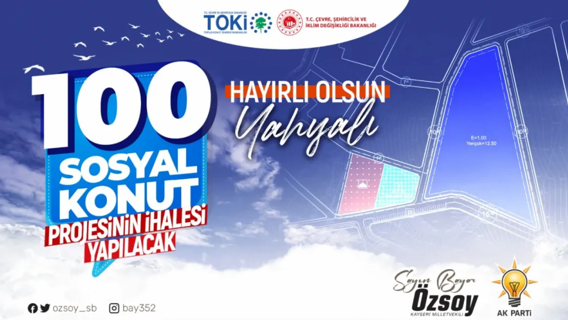 Kayseri'nin o ilçesine TOKİ müjdesi