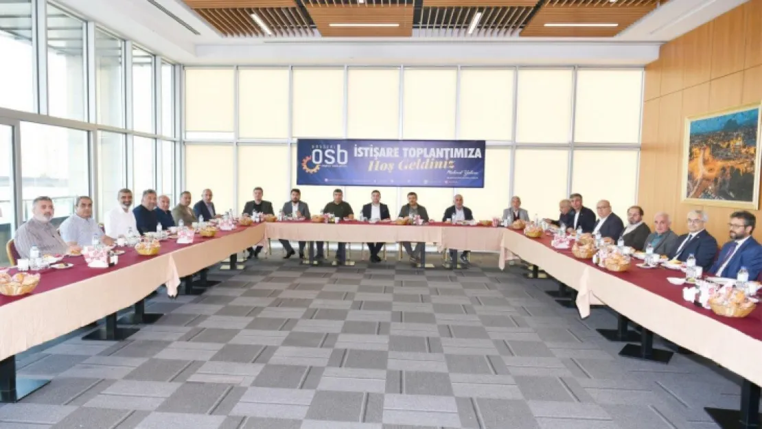 Kayseri OSB'de Sanayicilerle İstişare Toplantısı'nın ilki gerçekleştirildi