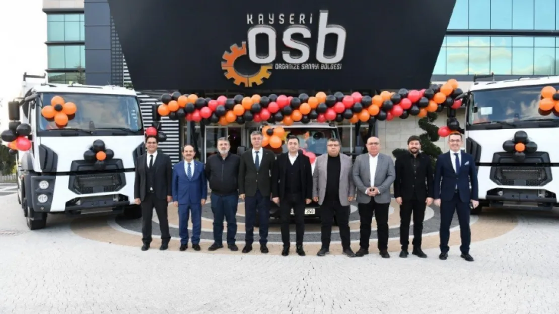 Kayseri OSB'nin araç filosuna 6 yeni araç eklendi