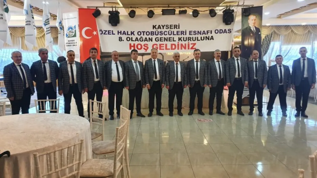 Kayseri Otobüsçüler Esnaf Odası'nda farklı seçim